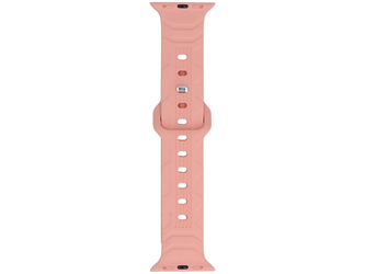 Cinturino per smartwatch GlacierX Silicone Wave Peachy Pink per Apple Watch 38/40/41mm Rosa Pesca