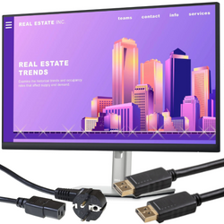 Monitor Dell P2422H 24" LED 1920x1080 IPS HDMI VGA Klasa A +Okablowanie