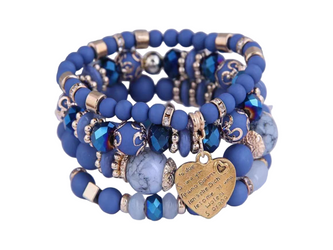 Bracciale Charms Blu