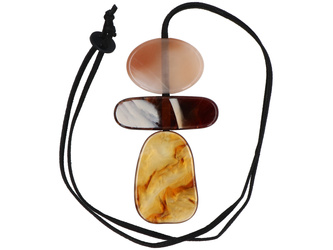 Collana Bohemia Marrone