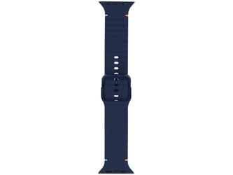Cinturino per smartwatch GlacierX Silicone Colored Buckle Midnight Blue per Apple Watch 42/44/45/49mm Blu navy