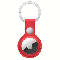 Apple Portachiavi in pelle per AirTag Portachiavi in pelle rosso