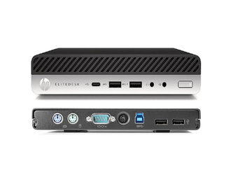 HP EliteDesk 800 G3 Desktop Mini i7-6700T 4x2.8GHz 16GB 240GB SSD Windows 10 Professional +Moduł rozszerzający