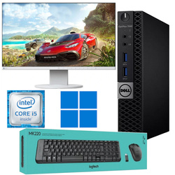 Kit computer Dell 7040 Micro i5-6500T 16GB 240SSD Windows 10 Professional + Eizo EV2450 + Logitech MK220 + cablaggio