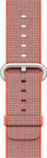 Originale Apple Cinturino orologio in nylon intrecciato Space Orange / Antracite 38 mm in confezione sigillata