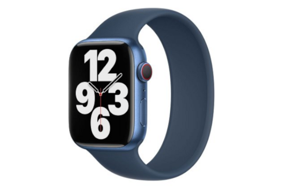 Apple Nuovo cinturino Abyss Blue 41mm Solo Loop Taglia 5