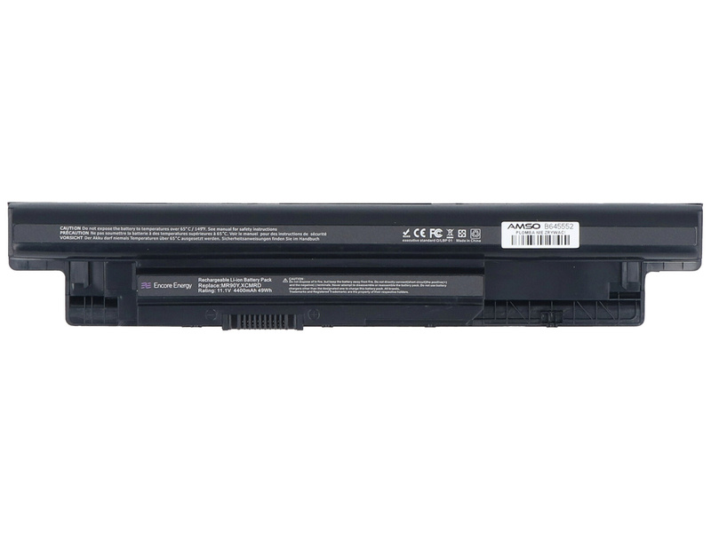 Nuova batteria Encore Energy per Dell Inspiron 15 3521 3531 3537 49Wh 11.1V 4400mAh MR90Y 