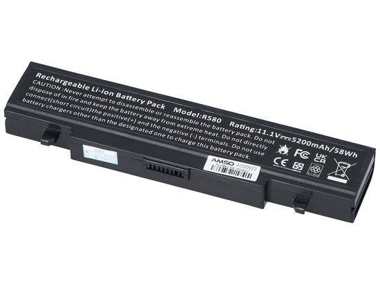 Nuova batteria per Samsung R519 R522 R530 R540 R580 11.1V 58Wh 5200mAh