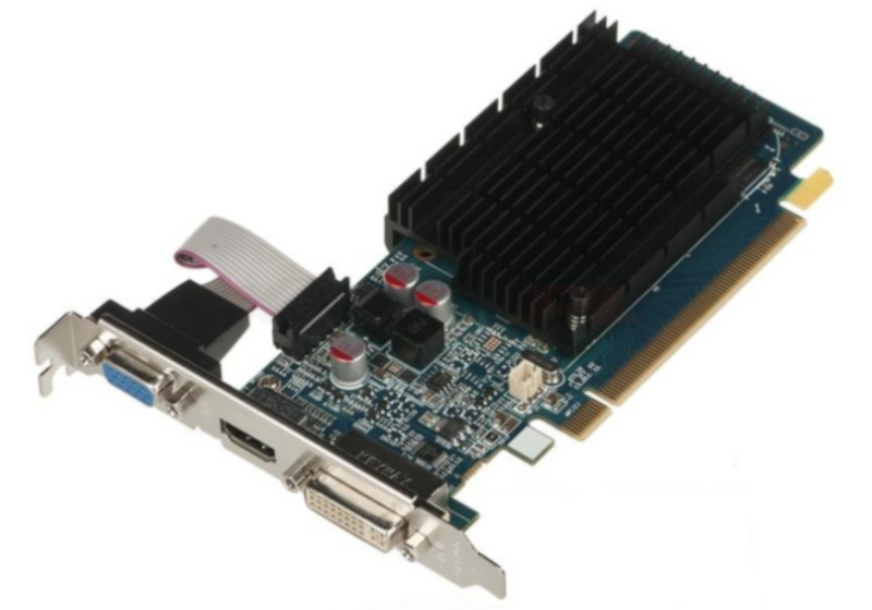 Scheda grafica Sapphire Radeon HD 5450 1GB DDR3 ad alto profilo