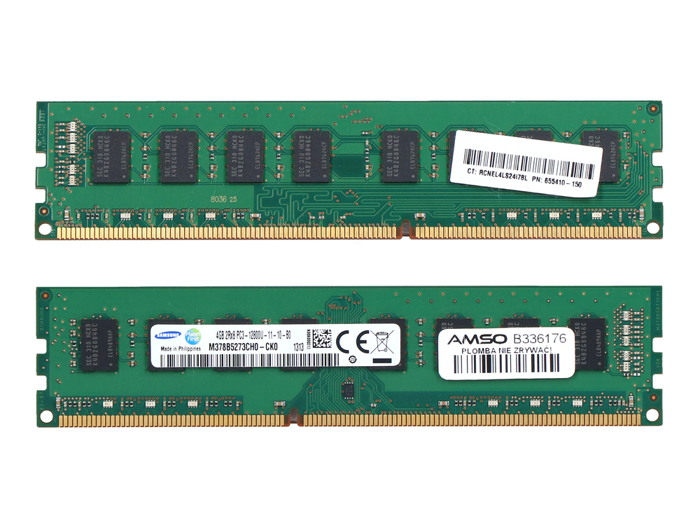 Memoria RAM Samsung 4GB DDR3 1600MHz PC3-12800U PC | \ Componentes informáticos \ Memoria RAM |