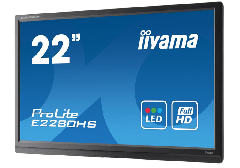 Monitor IIYAMA E2280HS 22" LED 1920x1080 DVI HDMI Negro Sin soporte Clase A