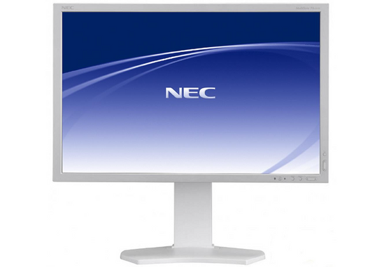 Monitor NEC MultiSync PA241W 24" LCD IPS 1920x1200 PIVOT DisplayPort DVI Plata Clase A