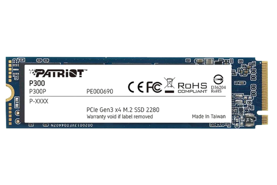 Nuevo disco duro SSD Patriot P300 de 512 GB M.2 2280 PCI-E NVMe (1700/1200 MBs)