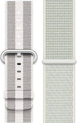 Original Apple Sport Loop Correa Nike Spruce Aura + Nylon Blanco Perla 38/40/41 mm