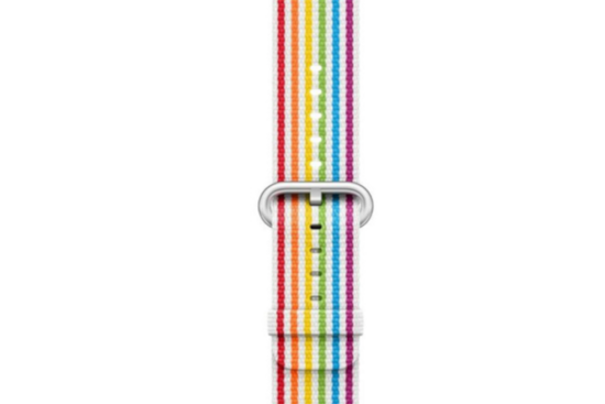 Original Correa de nailon tejida Apple Watch 38 mm Pride Edition en embalaje sellado