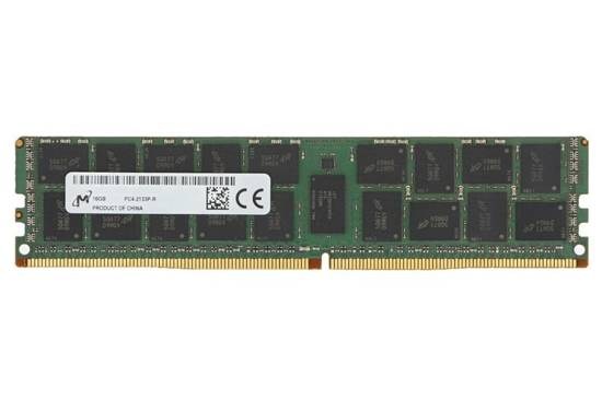 RAM Micron 16GB DDR4 2133MHz PC4-2133P-R ECC BUFFERED 752369 -081 MTA36ASF2G72PZ-2G1B1