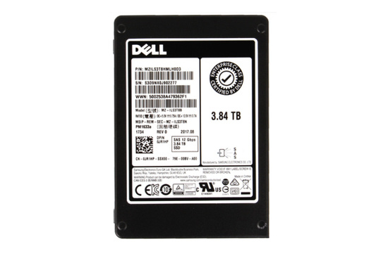 Samsung 3.84TB SSD 2.5" SAS MZ-ILS3T8B Unidad de servidor Dell 4NMMJF + bisel Dell