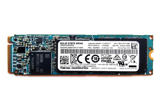 Unidad SSD M.2 NVMe Toshiba KXG5AZNV256G de 256 GB