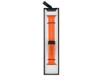 Новий ремінець для смарт-годинника GlacierX Silicone Air Dot Magnetic Vibrant Orange для Apple Watch 42/44/45/49mm Помаранчевий