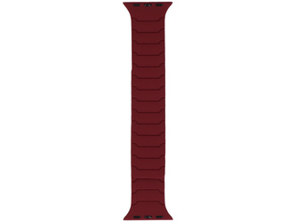 Новий ремінець для смарт-годинника GlacierX Silicone Magnetic ExoStripe Burgundy для Apple Watch 38/40/41mm Бордовий