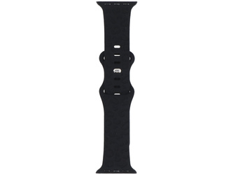 Новий ремінець для смарт-годинника GlacierX Silicone Leopard Black для Apple Watch 38/40/41мм Чорний