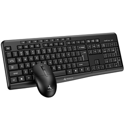 Nowy Bezprzewodowy Zestaw Biurowy Triadyn LUNA Klawiatura YMIR Aluminium i Mysz NARVI 1600 DPI Do Domu Biura