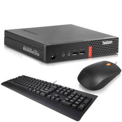 Новий Lenovo ThinkCentre M910q i5-6500T 4x2.5GHz 8GB 256GB SSD Windows 10 Professional Клавіатура + Миша