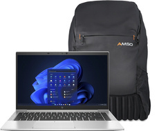 HP Elitebook 845 G8 AMD Ryzen 5 PRO 5650U 16GB 512GB SSD 1920x1080 Клас A- Windows 11 Home + Рюкзак Amso Modern