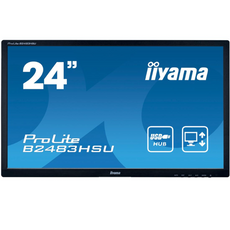 Немає підставки Монітор IIYAMA B2483HSU-B1DP 24" LED 1920x1080 DisplayPort Black класу A