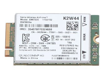 WWAN-модем K2W44 Dell DW5809e LTE E5450 E7450 E7250